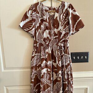 Anthrolpologie Somerset Maxi Dress - Cedar